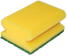 Reinigungsschwamm CLASSIC, (B)95 x (T)70 x (H)45 mm