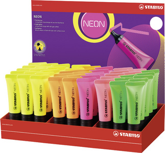Textmarker NEON, im Display