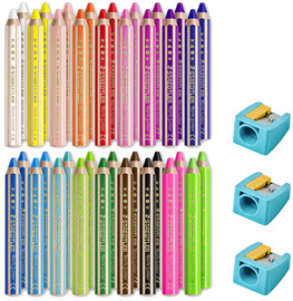 Hexagonal-Buntstift Noris junior 3 in 1, Inhalt