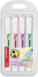 Surligneur swing(R) cool Pastel Edition, étui de 4 (55500225)