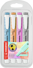 Surligneur swing(R) cool Pastel Edition, étui de 4 (55500663)
