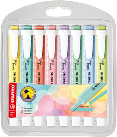 Surligneur swing(R) cool Pastel Edition, étui de 8 (55500487)