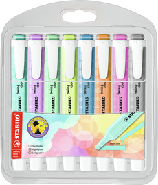 Surligneur swing(R) cool Pastel Edition, étui de 8 (55500664)