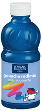 Gouache liquide 250 ml, bleu primaire
