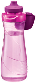 Trinkflasche ORIGINS, 0,58 Liter, pink - geöffnet