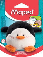 Eponge pour tableau peluche "Pinguin", sous blister