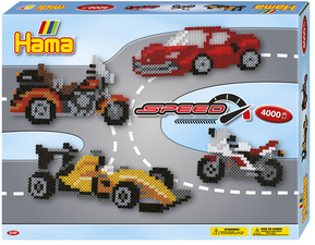  Perles à repasser midi "speed", coffret cadeau