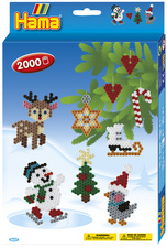 Perles à repasser midi "Noël", coffret cadeau