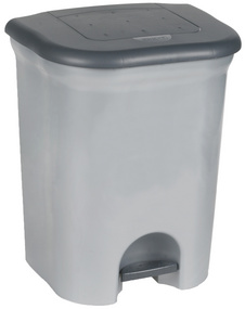 Poubelle à pédale "torge", 2 x 11 litres