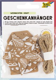 Geschenkanhänger "Weihnachten Kraftpapier"