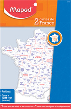 Schablone Frankreich-Landkarte