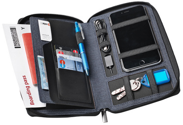 Visuel de référence: Portefeuille de voyage avec Powerbank, bleu jeans (livré non équipé)