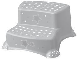 Tritthocker "igor stars", grau