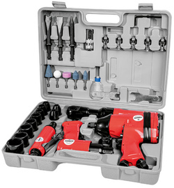 Kit d'outils pneumatiques, 33 pièces
