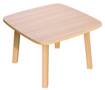 Table d'appoint Woody, hêtre / hêtre