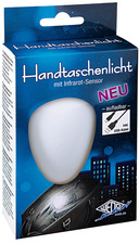 Aufladbares LED-Handtaschenlicht, in Verpackung