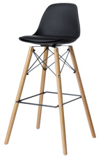 Chaise de bar "StEELWOOD", noir