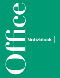 Notizblock Office, DIN A4, kariert