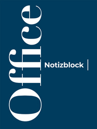 Notizblock Office, DIN A4, blanko