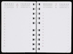 Recharge pour agenda Moderne INT8310