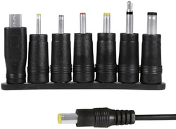 inklusive 7 austauschbaren Adaptern