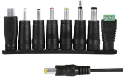inklusive 7 austauschbaren Adaptern