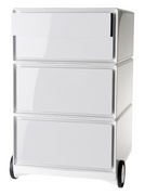 Rollcontainer, weiß / weiß