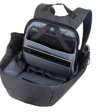 Sac à dos "SAFEPAK", ouvert