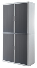 Rollladenschrank, weiß / anthrazit