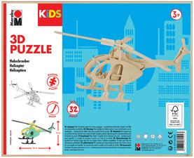 3D Puzzle "Hubschrauber", Verpackung