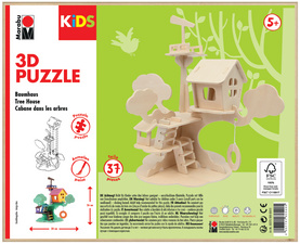 3D Puzzle "Baumhaus", Verpackung