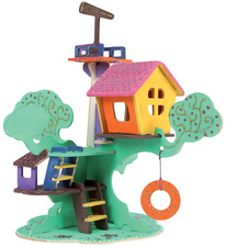 3D Puzzle "Baumhaus", Anwendung
