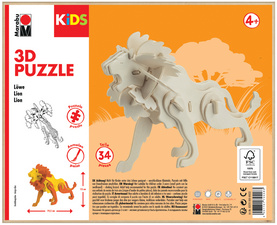 3D Puzzle "Löwe", Verpackung