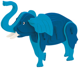 Puzzle 3D "Eléphant", utilisation