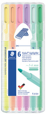 Surligneur "triplus highlighter", étui de 6