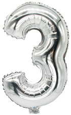 Folienballon "Zahlen" 3