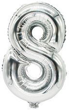 Folienballon "Zahlen" 8