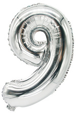 Folienballon "Zahlen" 9