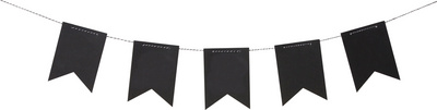 Wimpelkette aus Tafelfolie