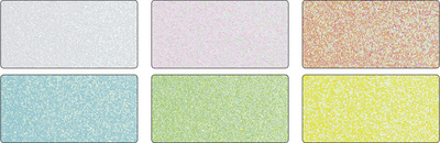 Bloc de carton à paillettes, Pastel - couleurs