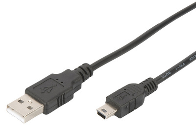 Câble de connexion USB 2.0, USB-A - Mini USB-B