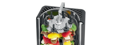 Anwendungsbild: Detailsbild Döner-Vertikalmultigrill DVG 3686