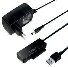 Câble adaptateur USB 3.0 - SATA, avec bloc d'alimentation