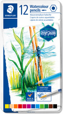 Aquarellstift, 12er Metalletui