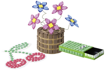 Symbolbild: Moosgummi-Mosaik "Basic" in Anwendung