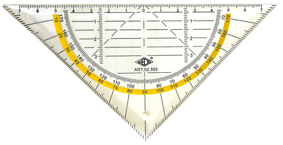 Equerre géométrique, flexible