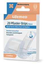 Pflaster-Strips "Aqua", 20er Pack