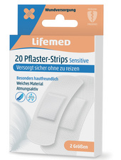 Pflaster-Strips "Sensitive", 20er Pack