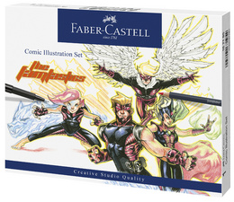 Tuschestift PITT artist pen, Comic Illustration Set