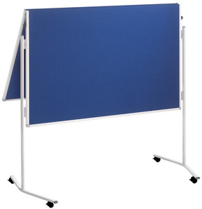 Tableau de présentation ECO, rabattable - feutre, bleu